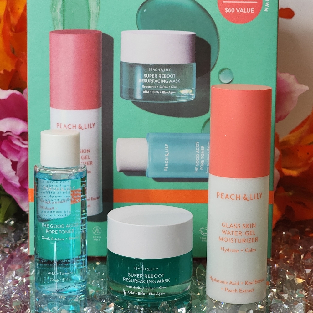 Peach & Lilly ~ Oily Skin Essentials Kit 3 Pc Gift Set